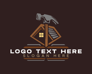 Builder - Hammer Construction Renovation logo design