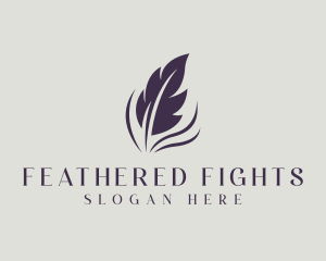 Feather Quill Author Publishing logo design