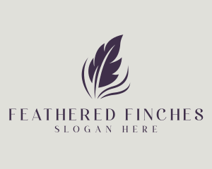 Feather Quill Author Publishing logo design