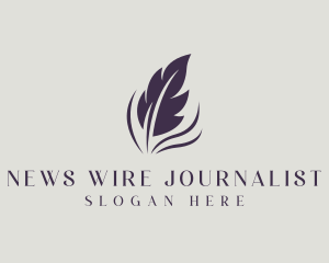 Feather Quill Author Publishing logo design