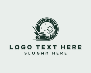 Lawn - Landscaping Lawn Mower logo design