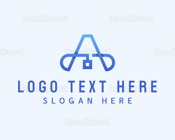 Generic Tech Letter A Logo