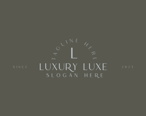 Luxe Elegant Business Brand logo design