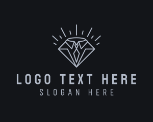 Suit - Diamond Suit Clothing logo design