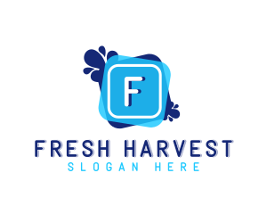 Fresh - Cool Fresh Water logo design