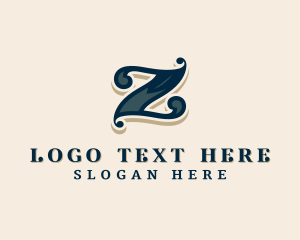 Fashion Designer - Fancy Fashion Boutique Letter Z logo design