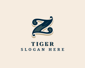 Fancy Fashion Boutique Letter Z Logo