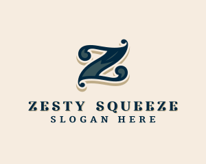 Fancy Fashion Boutique Letter Z logo design