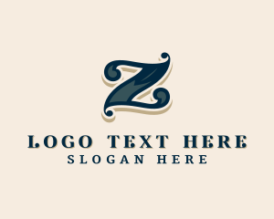 Fancy Fashion Boutique Letter Z Logo