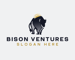 Bison - Buffalo Bison Bull logo design