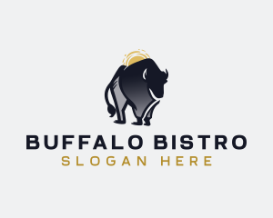 Buffalo - Buffalo Bison Bull logo design