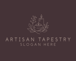 Artisanal Scented Candle logo design