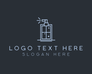 Hygiene - Cleaning Spray Bottle logo design