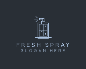 Spray - Cleaning Spray Bottle logo design