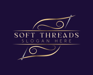 Elegant Needle Thread logo design