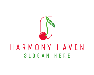 Harmony - Musical Cherry Sound logo design