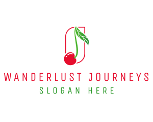 Playlist - Musical Cherry Sound logo design