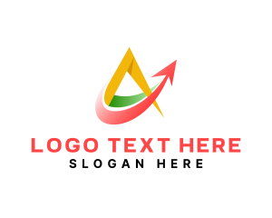 Alphabet - Generic Logistics Letter A logo design