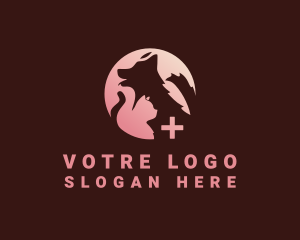 Dog Cat Pet Veterinary Logo