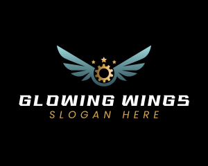 Wings Gear Maintenance logo design