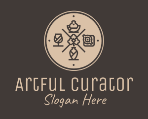 Hipster Fine Dining Restaurant logo design