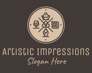 Hipster Fine Dining Restaurant logo design