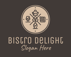 Hipster Fine Dining Restaurant logo design