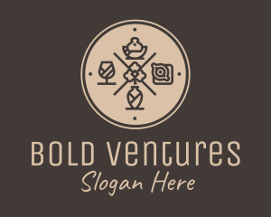 Hipster Fine Dining Restaurant logo design