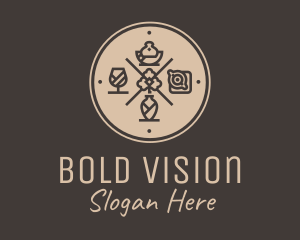 Hipster Fine Dining Restaurant logo design