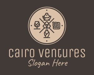 Hipster Fine Dining Restaurant logo design