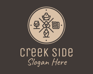 Hipster Fine Dining Restaurant logo design