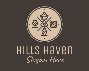 Hipster Fine Dining Restaurant logo design