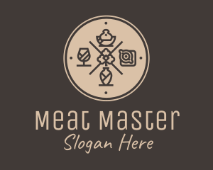 Hipster Fine Dining Restaurant logo design