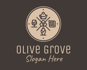 Hipster Fine Dining Restaurant logo design