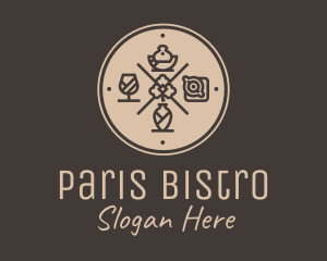 Hipster Fine Dining Restaurant logo design