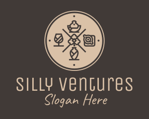 Hipster Fine Dining Restaurant logo design