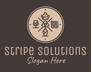 Hipster Fine Dining Restaurant logo design