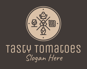 Hipster Fine Dining Restaurant logo design