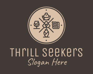 Hipster Fine Dining Restaurant logo design