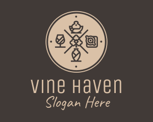 Hipster Fine Dining Restaurant logo design