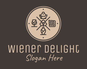 Hipster Fine Dining Restaurant logo design