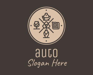 Hipster Fine Dining Restaurant logo design