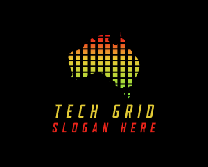 Grid - Radio DJ Australia logo design