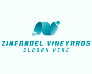 Professional Brand Letter N logo design