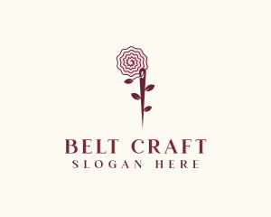 Needle Rose Sewing Craft logo design