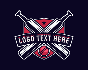 Cricket - Cricket Sports League logo design