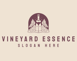 Winery Wine Drink logo design