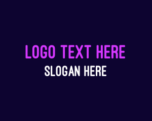 Bright Neon Purple Logo
