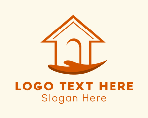 Village - Real Estate Broker Hand logo design