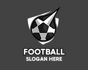 Soccer Star Shield logo design